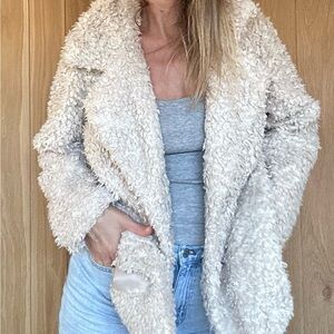 Cozy Cream Teddy Coat